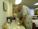 John and Don Serving Popcorn