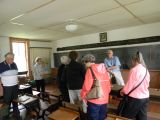 Inside the school house at the Sutton Historical Museum