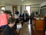 Inside the school house at the Sutton Historical Museum